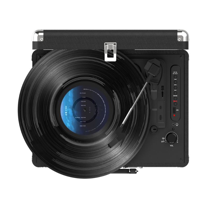 AKAI ATT-18BT Βαλιτσάκι Πικάπ με Ενσωματωμένα ηχεία & Bluetooth In/Out, εγγραφή & αναπαραγωγή από USB Μαύρο (110584-0044) AKAI ATT-18BT Βαλιτσάκι Πικάπ με Ενσωματωμένα ηχεία & Bluetooth In/Out, εγγραφή & αναπαραγωγή από USB Μαύρο (110584-0044)